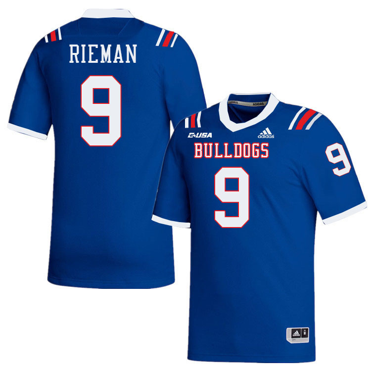 Donovan Rieman Louisiana Tech Jersey,LA Tech Bulldogs Football Jerseys,Uniforms,Gears-Blue